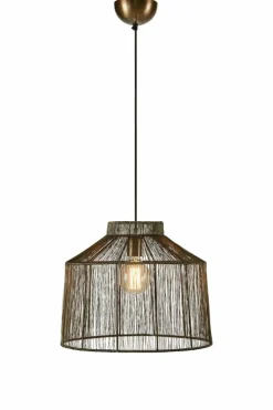 Sklep Kaja Lampa wisząca w kolorze antycznego złota 108667 CAPANNA | Kaja Cheap