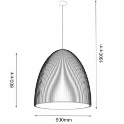 Sklep Kaja Lampa wisząca w kolorze czekoladowym 60x60cm ANT 5040 GANDRA | Kaja Discount