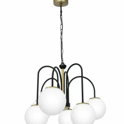 Sklep Kaja Lampa wisząca w kolorze czarno-złotym LX 3200 z serii CAMBRIDGE | Kaja Best