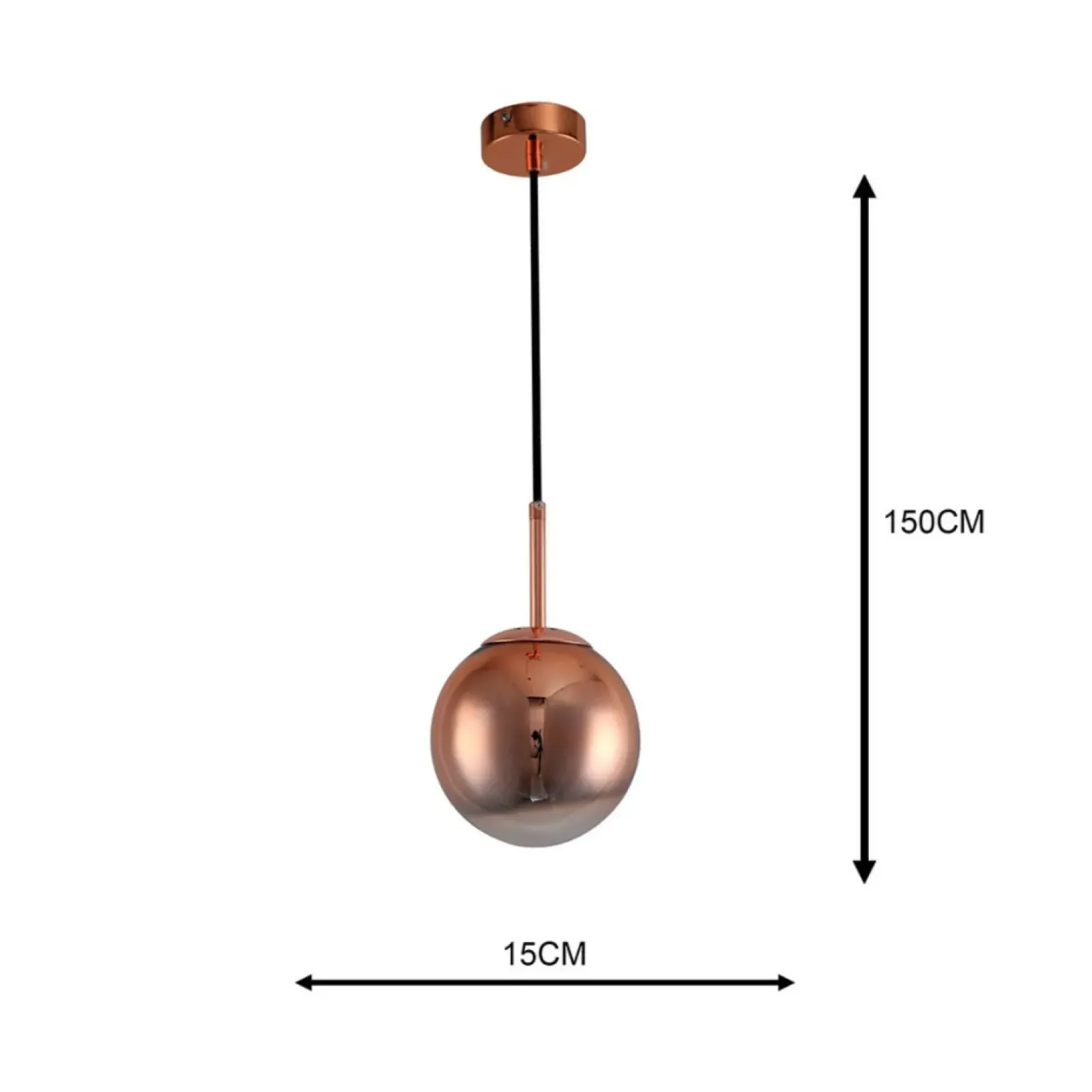 Sklep Kaja Lampa wisząca w kolorze różowego złota LP-2844/1P S MI z serii PALLA Cheap