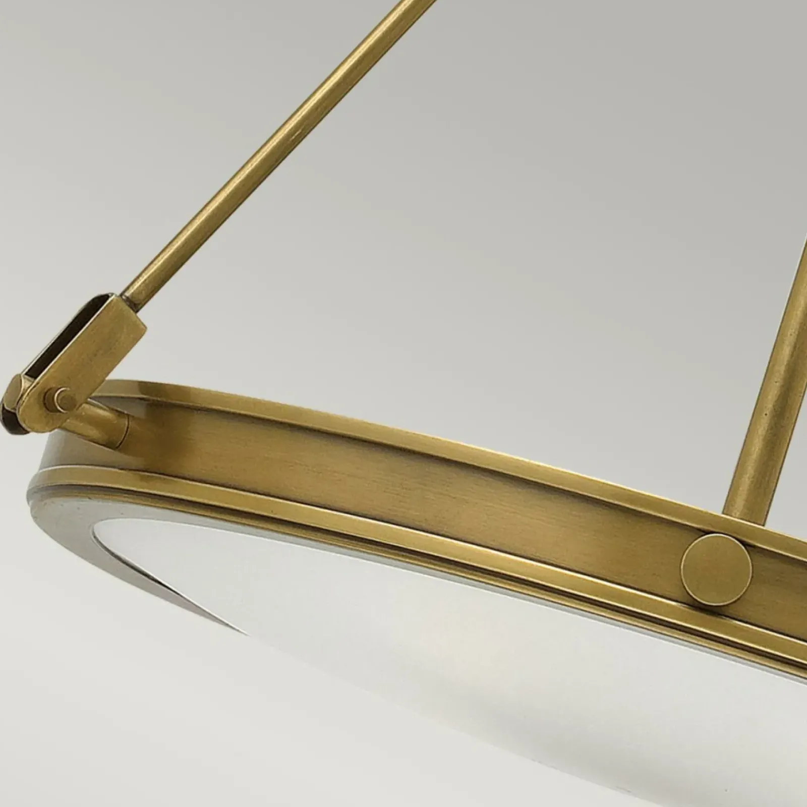 Sklep Kaja Lampa wisząca w kolorze starego mosiądzu HK-COLLIER-P z serii COLLIER* Randole Tradycyjne