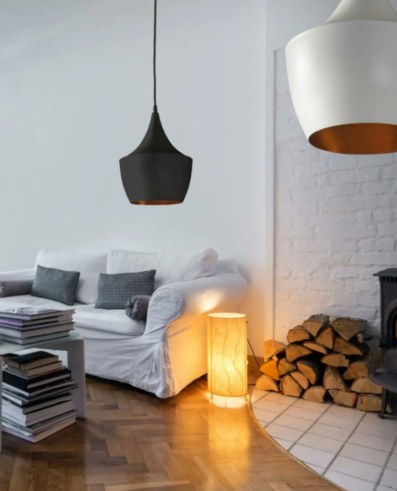 Sklep Kaja Lampa wisząca w kształcie dzwonka, złote wnętrze AZ1406 ORIENT | Kaja Cheap