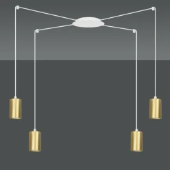 Sklep Kaja Lampa wisząca w kształcie pająka z tubami 527/4 | Kaja Oświetlenie Store