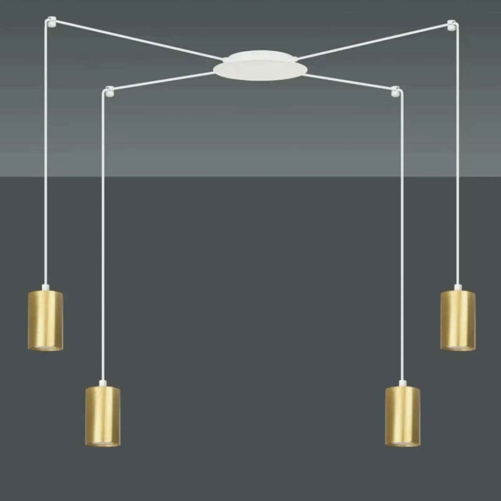 Sklep Kaja Lampa wisząca w kształcie pająka z tubami 527/4 | Kaja Oświetlenie Store