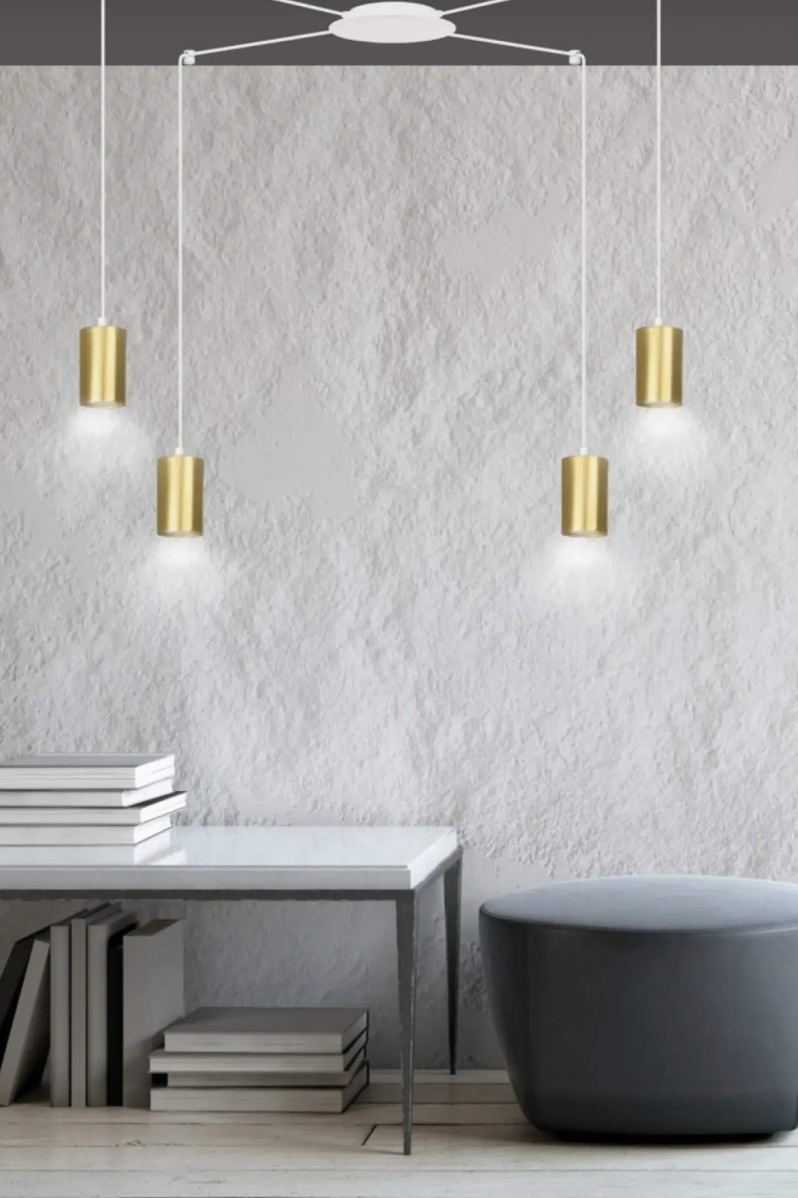 Sklep Kaja Lampa wisząca w kształcie pająka z tubami 527/4 | Kaja Oświetlenie Store