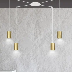 Sklep Kaja Lampa wisząca w kształcie pająka z tubami 527/4 | Kaja Oświetlenie Store
