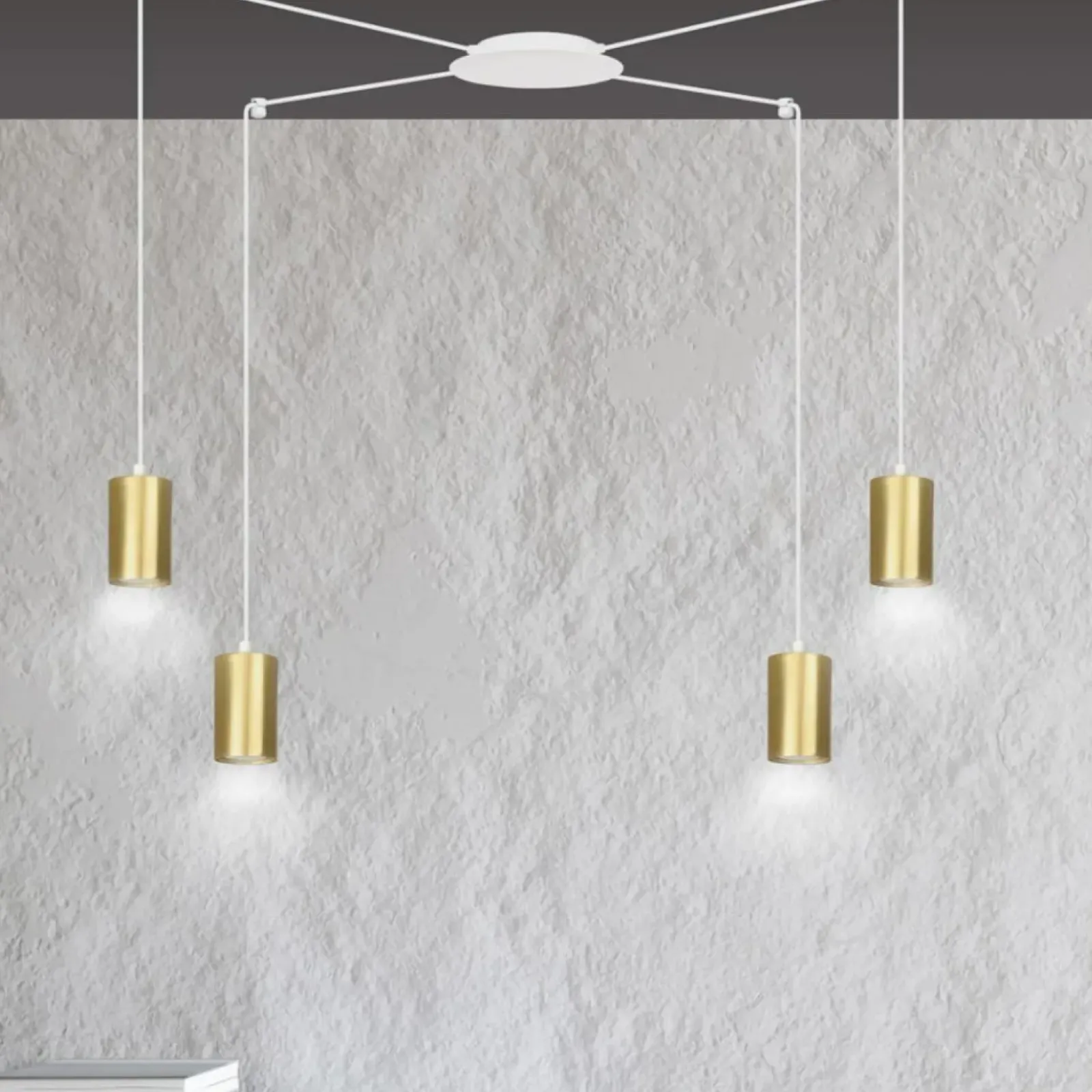 Sklep Kaja Lampa wisząca w kształcie pająka z tubami 527/4 | Kaja Oświetlenie Store