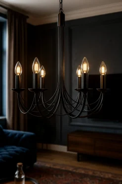 Sklep Kaja Lampa wisząca w kształcie świecznika K-3520 PERSEO | Kaja Oświetlenie* Randole Tradycyjne|Żyrandole W Formie Świeczników