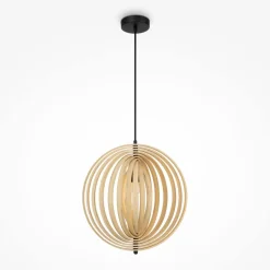 Sklep Kaja Lampa wisząca w naturalnych kolorach MOD197PL-01W z serii ROOTS Discount