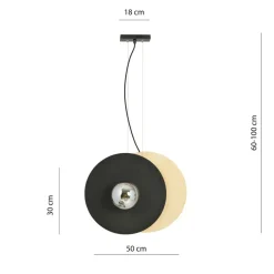 Sklep Kaja Lampa wisząca w nowoczesnym stylu, z kloszami 1302/2 z serii SOHO Cheap