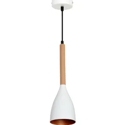 Sklep Kaja Lampa wisząca w nowoczesnym stylu, biało-złota LX 9106 z serii MUZA Sale