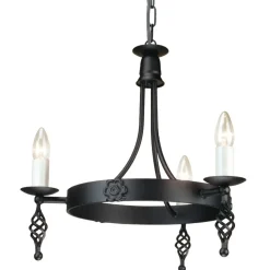 Sklep Kaja Lampa wisząca w pałacowym stylu BY3-BLACK z serii BELFRY* Randole Tradycyjne