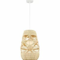 Sklep Kaja Lampa wisząca w stylu boho, pleciony abażur ML0352 ARONA | Kaja Fashion