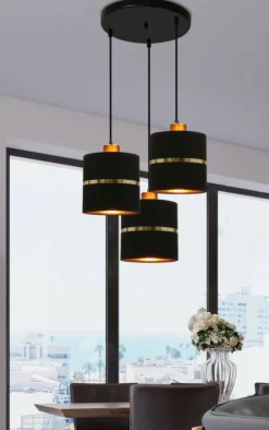 Sklep Kaja Lampa wisząca w stylu glamour, do salonu 33-17468 z serii ASSAM | Kaja Best