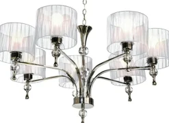 Sklep Kaja Lampa wisząca w stylu glamour, do salonu AZ1106 IMPRESS WHITE | Kaja biały Best