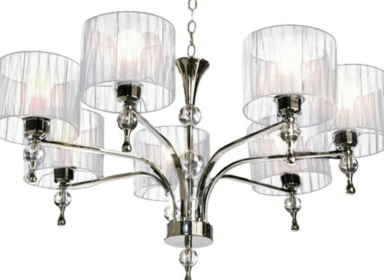 Sklep Kaja Lampa wisząca w stylu glamour, do salonu AZ1106 IMPRESS WHITE | Kaja biały Best
