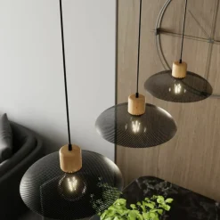 Sklep Kaja Lampa wisząca w stylu loft, idealna nad stół 1318/3 KOBE | Kaja czarny New