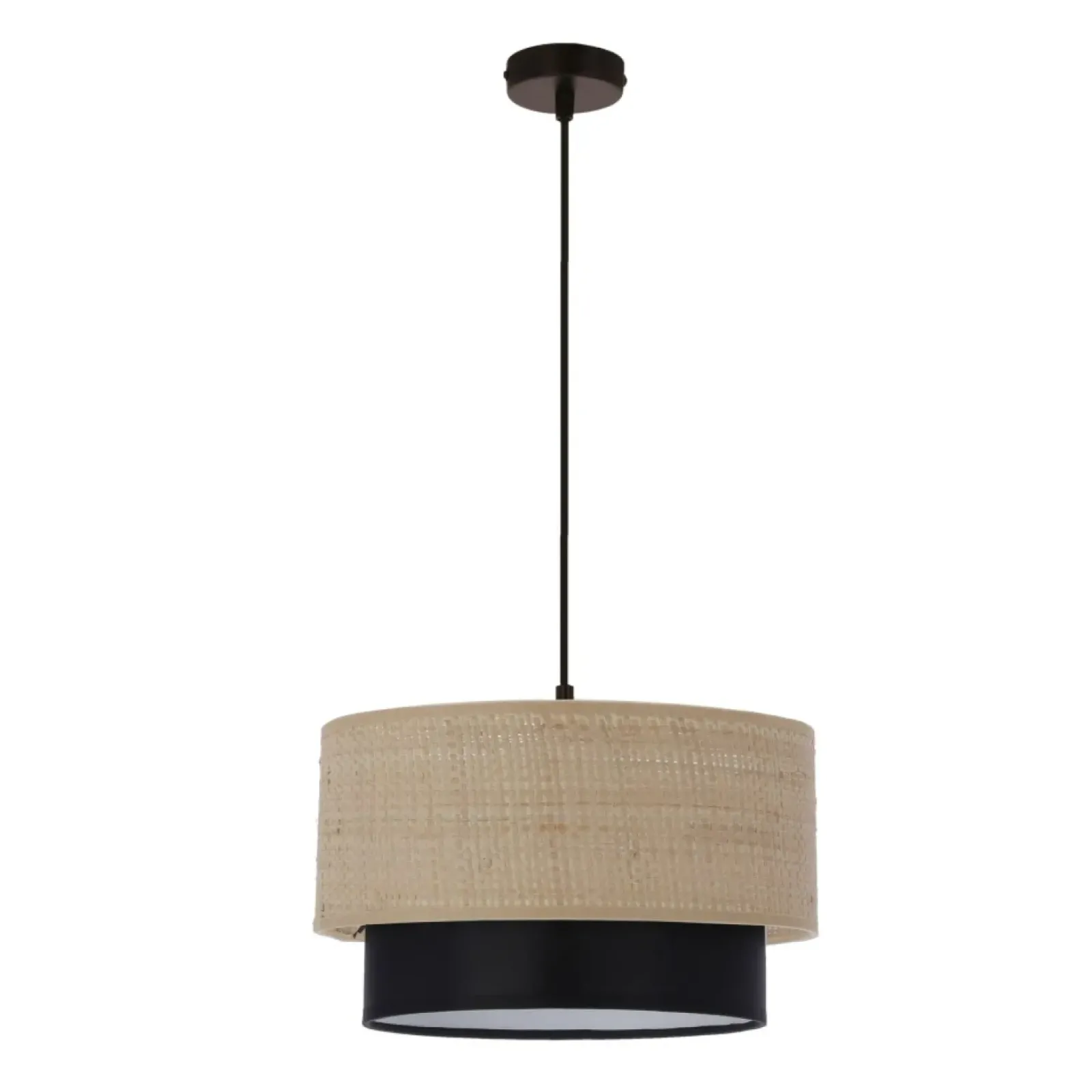 Sklep Kaja Lampa wisząca w stylu rustykalnym, z abażurem 31-21700 z serii RITANA | Kaja Ośw Best