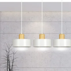 Sklep Kaja Lampa wisząca w stylu skandynawskim, nad stół 1047/3 TORIN | Kaja biały Fashion