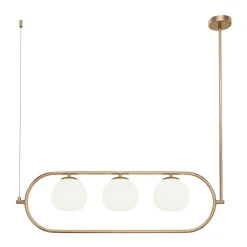 Sklep Kaja Lampa wisząca w złotym kolorze, nad stół MOD221PL-03BS z serii ERICH New