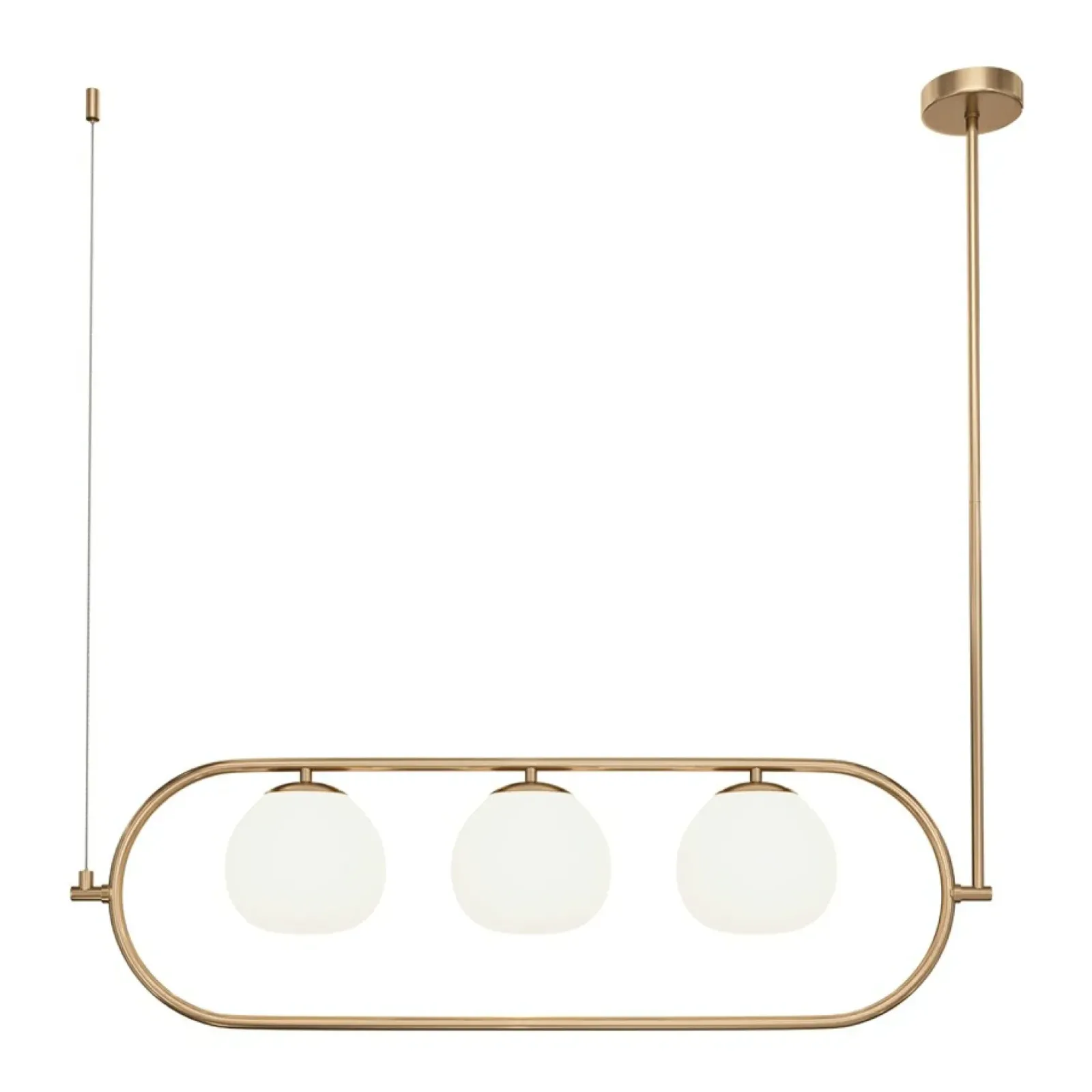 Sklep Kaja Lampa wisząca w złotym kolorze, nad stół MOD221PL-03BS z serii ERICH New