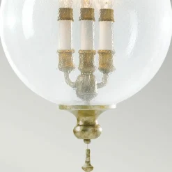 Sklep Kaja Lampa wisząca, świecznik w kloszu FE-ARGENTO-P z serii ARGENTO* Randole Tradycyjne