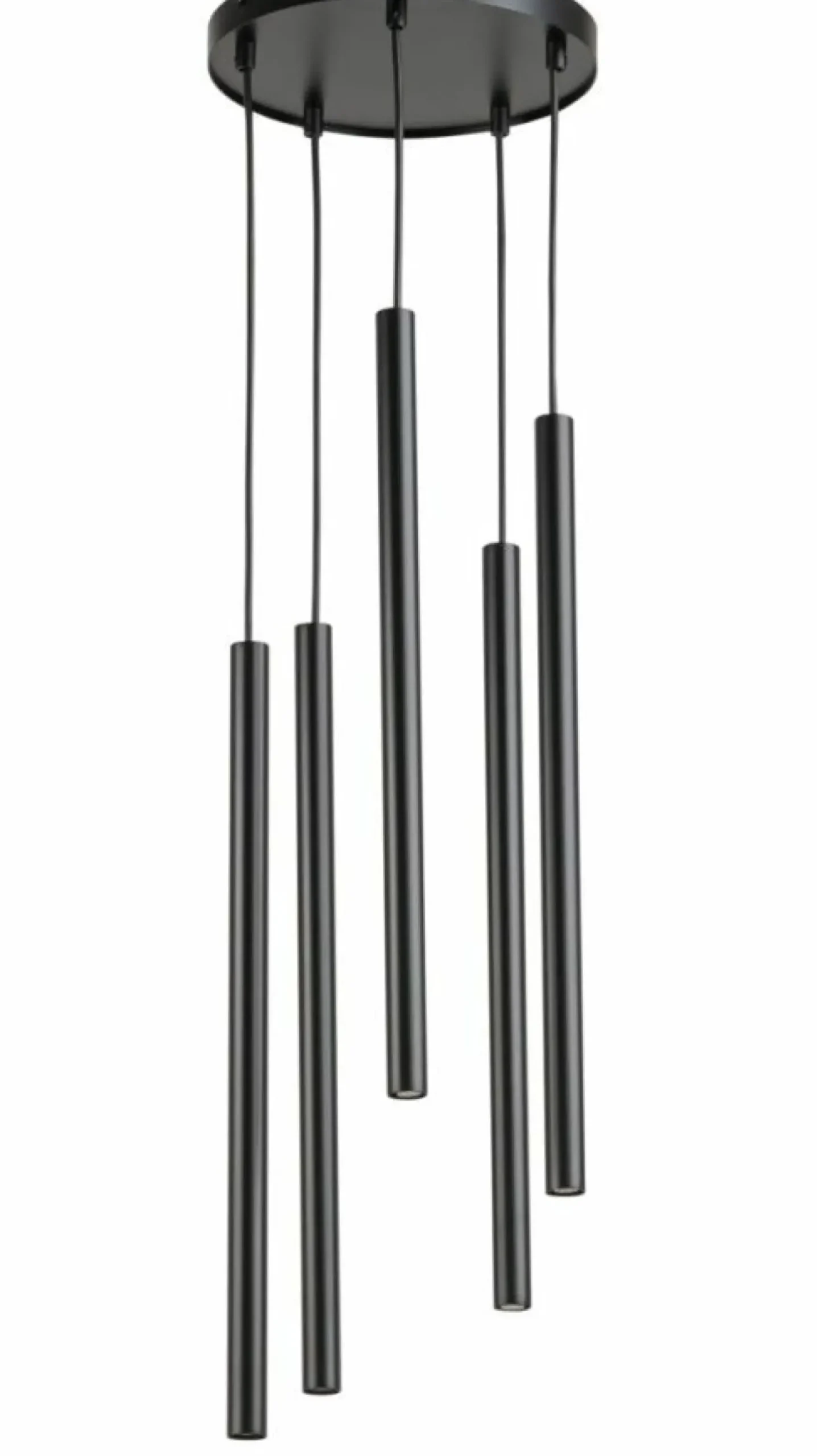 Sklep Kaja Lampa wisząca wąskie rurki na żarówki G9 SIG 33625 SOPEL | Kaja czarny Outlet