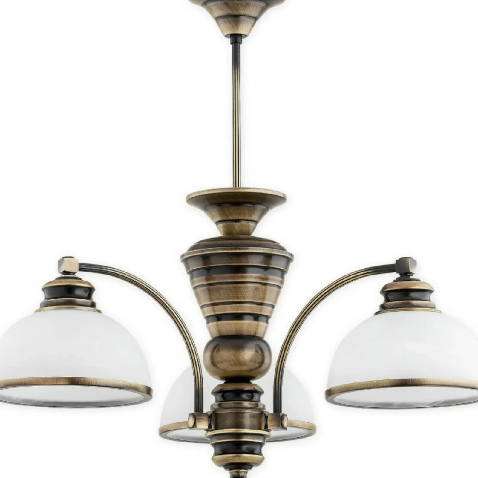 Sklep Kaja Lampa wisząca, żyrandol z trzema kloszami O3183 W3 PAT z serii PELION* Randole Tradycyjne