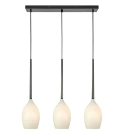 Sklep Kaja Lampa wisząca z 3 kloszami w kształcie łezki 106808 | Kaja Oświetlenie New