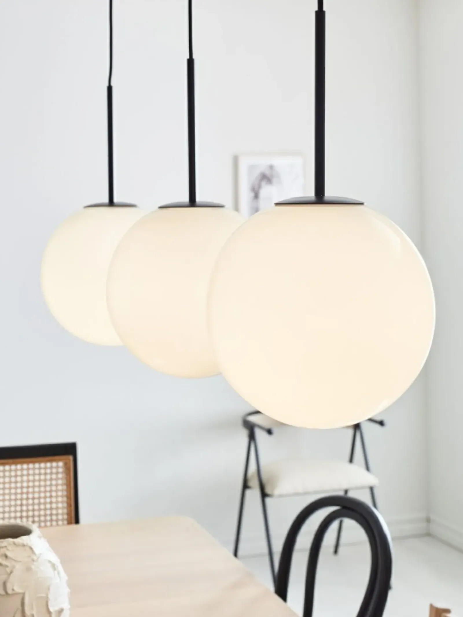 Sklep Kaja Lampa wisząca z 3 kloszami w kształcie kul 108269 | Kaja Oświetlenie Fashion