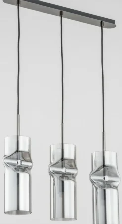 Sklep Kaja Lampa wisząca z 3 kloszami z formowanego szkła AL 61018 | Kaja Best Sale
