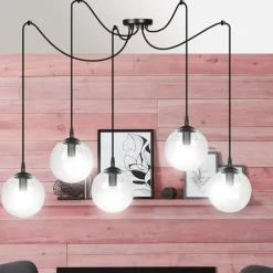 Sklep Kaja Lampa wisząca z 5 kloszami dająca dużo światła 936/5 | Kaja Sale