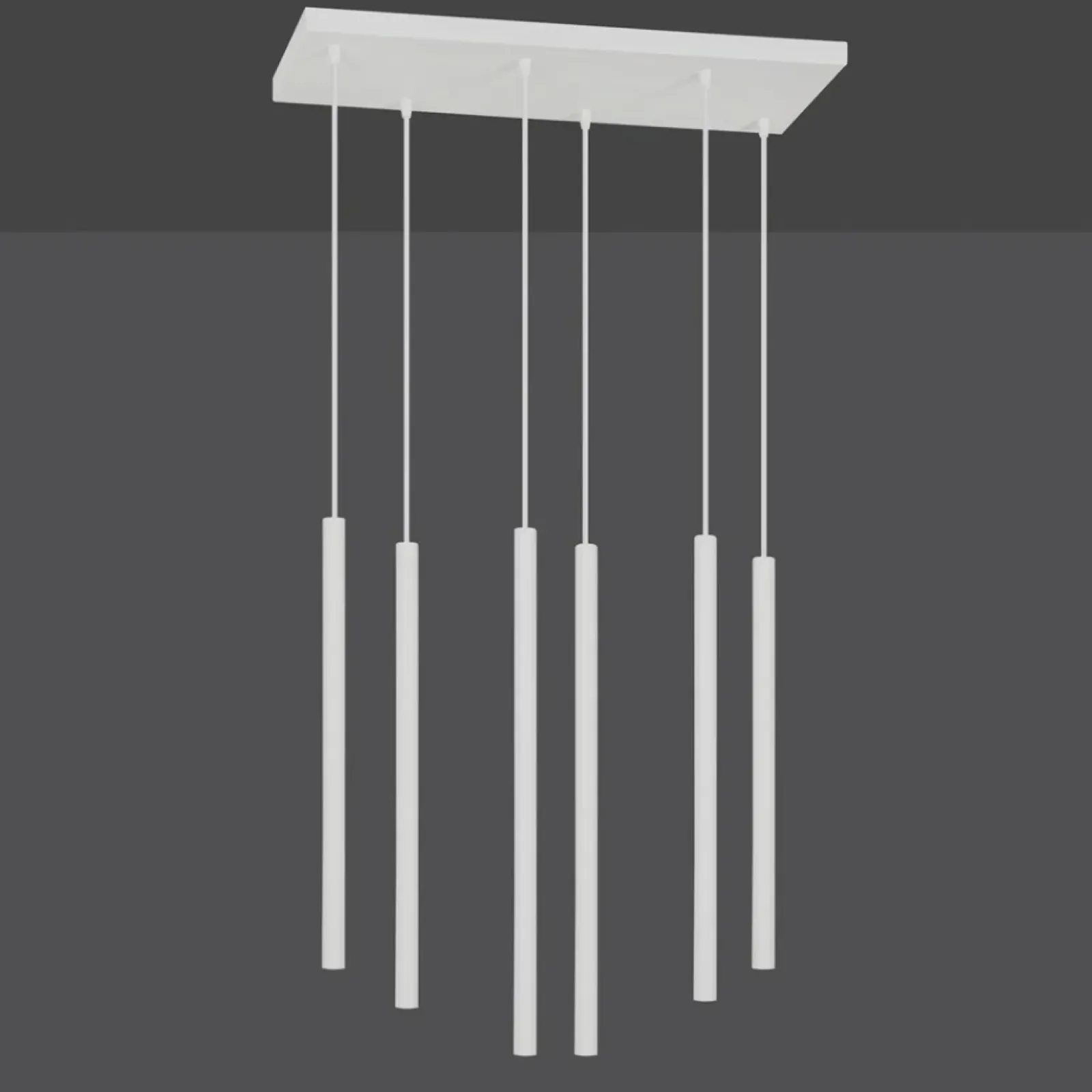 Sklep Kaja Lampa wisząca z 6 tubami w m kolorze 553/6 | Kaja Oświetlenie biały Shop