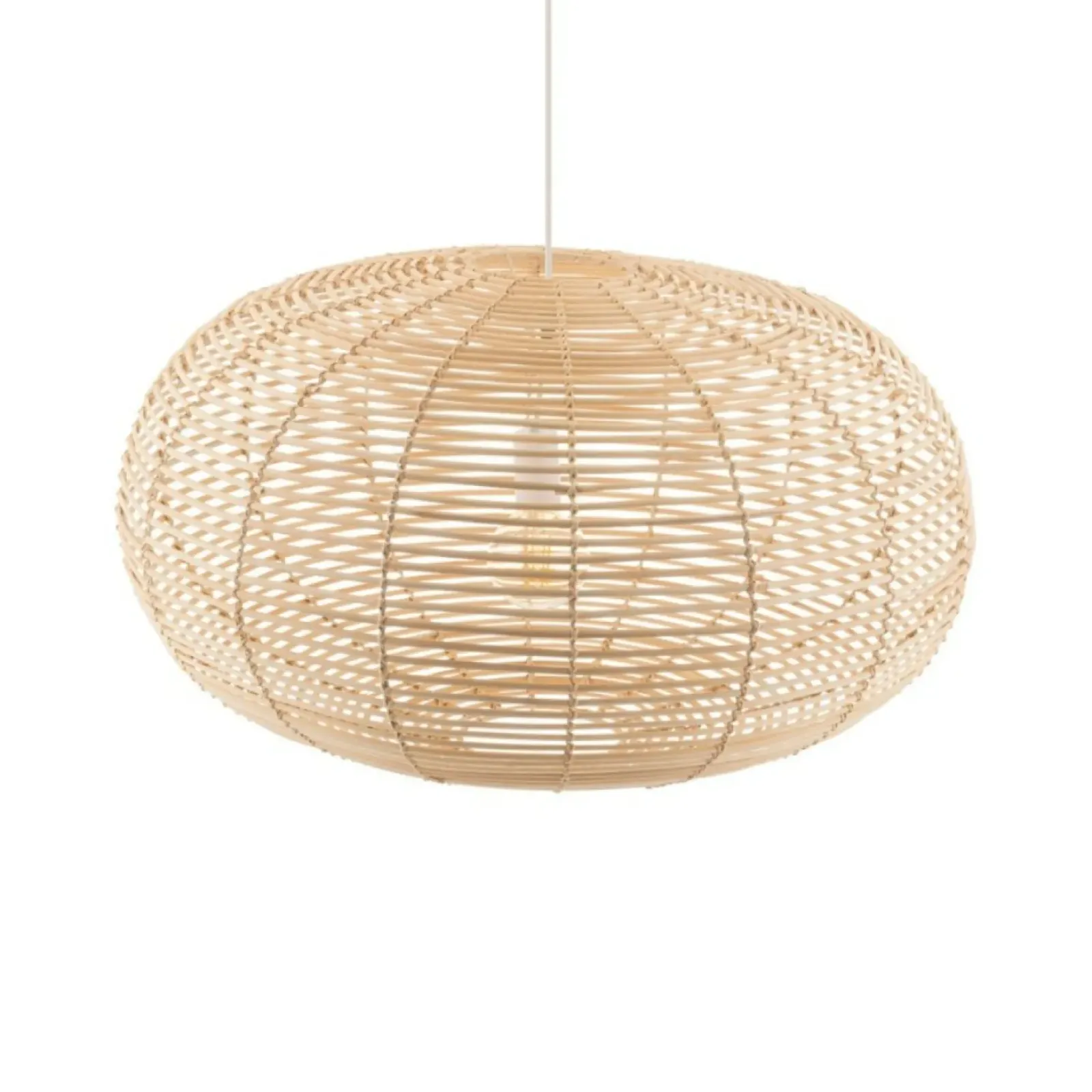 Sklep Kaja Lampa wisząca z abażurem w stylu naturalnym 11155 RATTAN | Kaja Best Sale