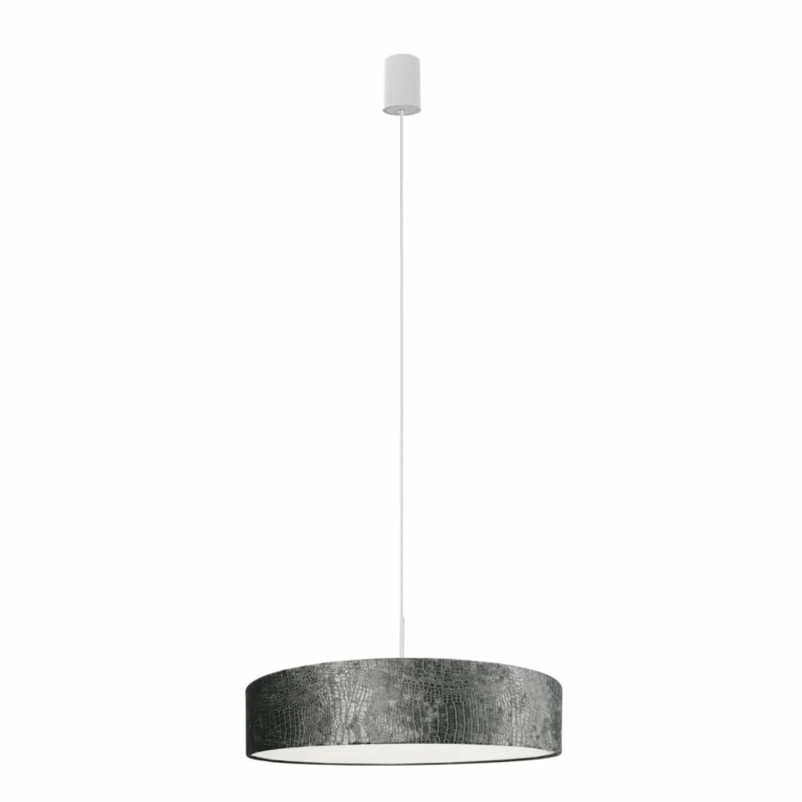 Sklep Kaja Lampa wisząca z abażurem z ciekawym wzorem 8948 | Kaja Oświetlenie szary Store