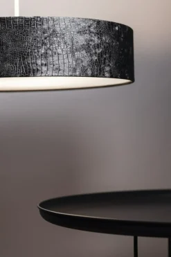 Sklep Kaja Lampa wisząca z abażurem z ciekawym wzorem 8948 | Kaja Oświetlenie szary Store