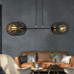 Sklep Kaja Lampa wisząca z ażurowymi osłonkami na żarówki 1146/2 PLAYA | Kaja czarny Store