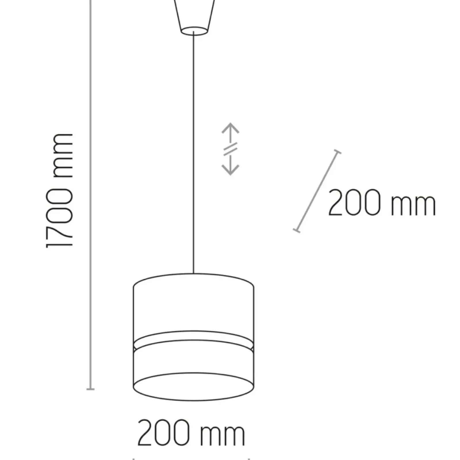 Sklep Kaja Lampa wisząca z biało-ratanowym abażurem TK 6534 PAGLIA | Kaja Outlet