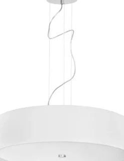 Sklep Kaja Lampa wisząca z m, szerokim abażurem 6772 VIVIANE | Kaja biały Shop