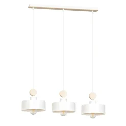 Sklep Kaja Lampa wisząca z mi kloszami na duży gwint 583/3 | Kaja biały Flash Sale