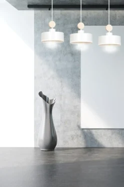 Sklep Kaja Lampa wisząca z mi kloszami na duży gwint 583/3 | Kaja biały Flash Sale