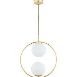 Sklep Kaja Lampa wisząca z białymi, kulistymi kloszami AL 62441 z serii AVIA Shop