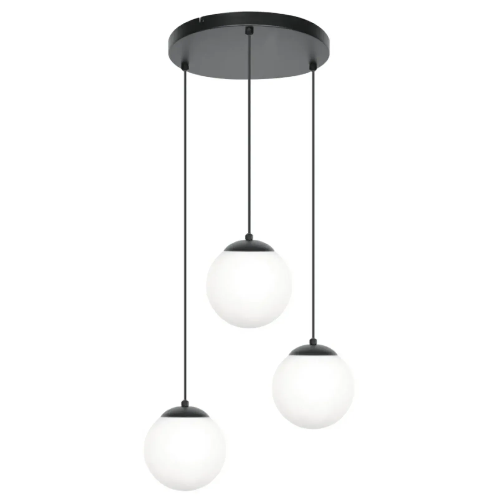 Sklep Kaja Lampa wisząca z białymi matowymi kloszami K-4746 | Kaja Oświetlenie Clearance