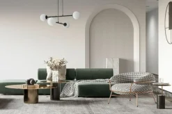 Sklep Kaja Lampa wisząca z białymi, okrągłymi kloszami SIG 33372 z serii BALANS Fashion