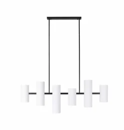 Sklep Kaja Lampa wisząca z białymi tubami, nad stół MX P0504 LAXER | Kaja Shop