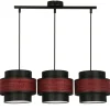 Sklep Kaja Lampa wisząca z bordowymi dodatkami 33-23988 TOSCANA | Kaja Shop