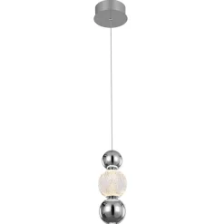 Sklep Kaja Lampa wisząca z chromowanymi kulami PND-83728-7W-3K-CH OTER | Kaja Sale