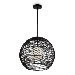 Sklep Kaja Lampa wisząca z ciekawym, plecionym kloszem MOD204PL-01B z serii CANE Shop