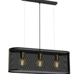 Sklep Kaja Lampa wisząca, z czarną, ażurową osłoną LX 4151 z serii KAGA | Kaja czarny Flash Sale