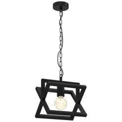 Sklep Kaja Lampa wisząca z czarną ramką, styl industrialny MLP8562 z serii ARNOLD | Kaja Oś Sale